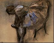 Edgar Degas Seated Dancer Tying her Slipper USA oil painting reproduction